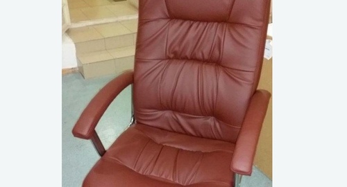 Обтяжка офисного кресла. Политехническая